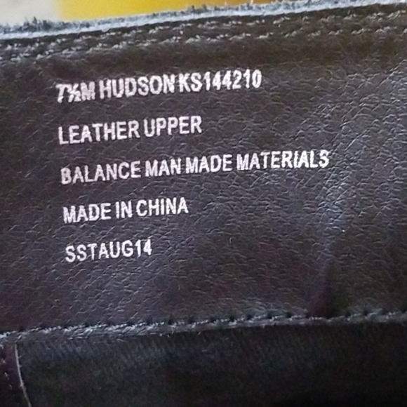 Kensie Black Mid Calf Leather Boots Size 7.5 - Picture 9 of 9